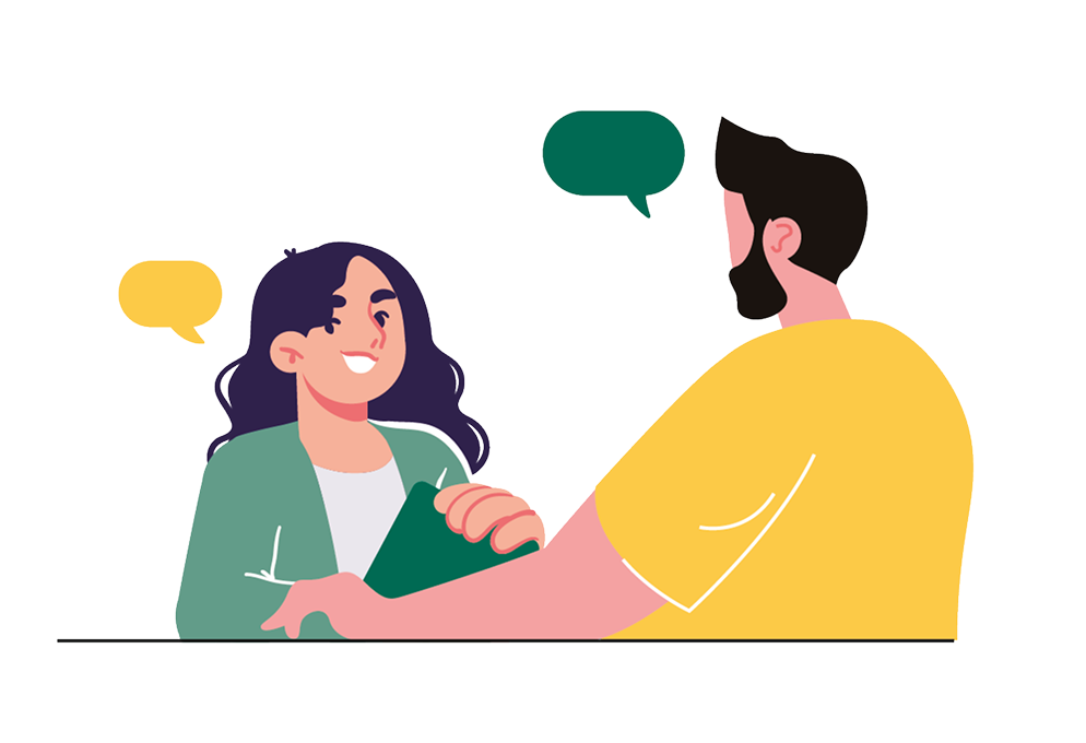 La candidate rencontre son/sa futur(e) Manager.